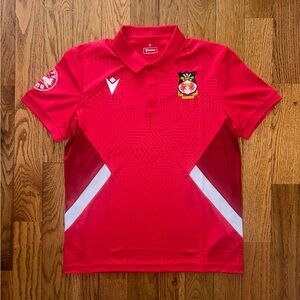 Wrexham AFC Macron Polo Shirt Size Medium